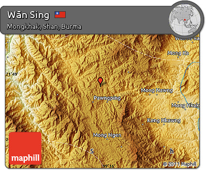 Physical Map of Wān Sing