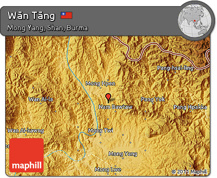 Physical Map of Wān Tāng