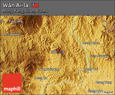 Physical Map of Wān Ai-la