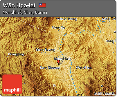 Physical Map of Wān Hpa-lai