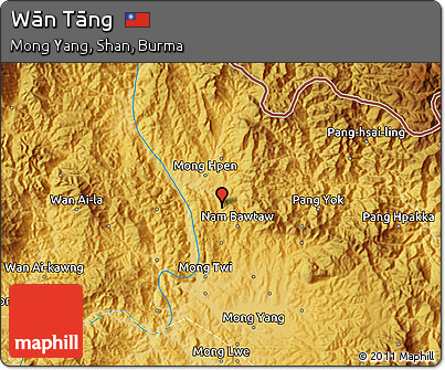 Physical Map of Wān Tāng