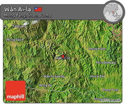 Satellite Map of Wān Ai-la