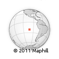 Outline Map of the Area around 21° 3' 11" S, 101° 55' 30" W, rectangular outline
