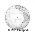Outline Map of the Area around 21° 3' 11" S, 107° 52' 30" W, rectangular outline