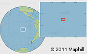 Savanna Style Location Map of the area around 21° 3' 11" S, 109° 34' 29" W