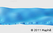 Physical Panoramic Map of the area around 21° 3' 11" S, 10° 58' 29" W