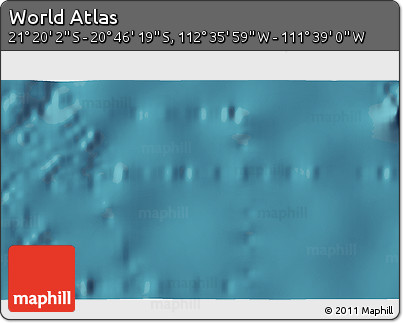 Satellite 3D Map of the Area around 21° 3' 11" S, 112° 7' 30" W