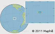 Savanna Style Location Map of the area around 21° 3' 11" S, 112° 7' 30" W