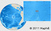 Shaded Relief Location Map of the area around 21° 3' 11" S, 112° 7' 30" W