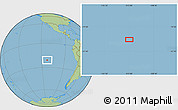 Savanna Style Location Map of the area around 21° 3' 11" S, 112° 58' 29" W