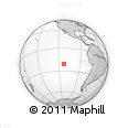 Outline Map of the Area around 21° 3' 11" S, 112° 58' 29" W, rectangular outline