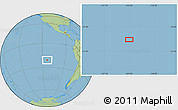 Savanna Style Location Map of the area around 21° 3' 11" S, 113° 49' 29" W