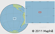 Savanna Style Location Map of the area around 21° 3' 11" S, 114° 40' 30" W