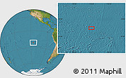 Satellite Location Map of the area around 21° 3' 11" S, 115° 31' 30" W