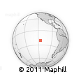 Outline Map of the Area around 21° 3' 11" S, 115° 31' 30" W, rectangular outline