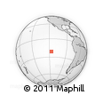 Outline Map of the Area around 21° 3' 11" S, 116° 22' 30" W, rectangular outline