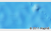 Shaded Relief 3D Map of the area around 21° 3' 11" S, 117° 13' 29" W