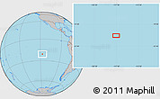 Gray Location Map of the area around 21° 3' 11" S, 117° 13' 29" W
