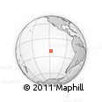 Outline Map of the Area around 21° 3' 11" S, 117° 13' 29" W, rectangular outline
