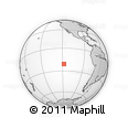 Outline Map of the Area around 21° 3' 11" S, 118° 4' 29" W, rectangular outline