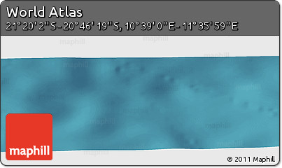 Satellite Panoramic Map of the Area around 21° 3' 11" S, 11° 7' 30" E