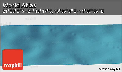 Satellite Panoramic Map of the Area around 21° 3' 11" S, 11° 7' 30" E