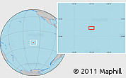 Gray Location Map of the area around 21° 3' 11" S, 131° 40' 30" W
