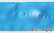 Shaded Relief 3D Map of the area around 21° 3' 11" S, 132° 31' 30" W