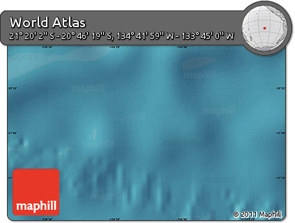 Satellite Map of the Area around 21° 3' 11" S, 134° 13' 29" W