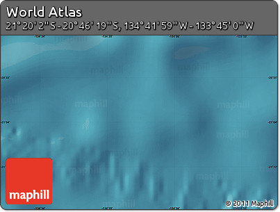 Satellite Map of the Area around 21° 3' 11" S, 134° 13' 29" W