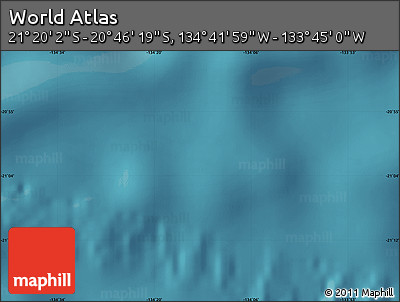 Satellite Map of the Area around 21° 3' 11" S, 134° 13' 29" W