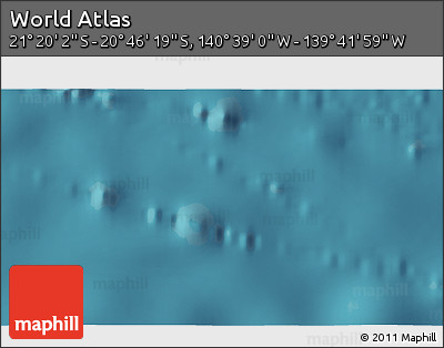 Satellite 3D Map of the Area around 21° 3' 11" S, 140° 10' 30" W