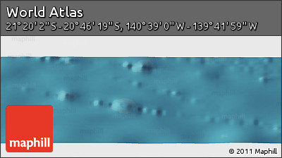 Satellite Panoramic Map of the Area around 21° 3' 11" S, 140° 10' 30" W