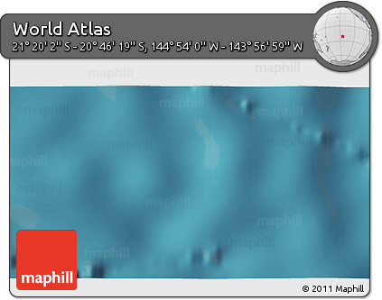 Satellite 3D Map of the Area around 21° 3' 11" S, 144° 25' 30" W
