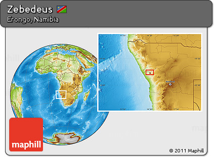 Physical Location Map of Zebedeus