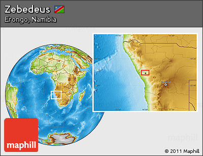 Physical Location Map of Zebedeus