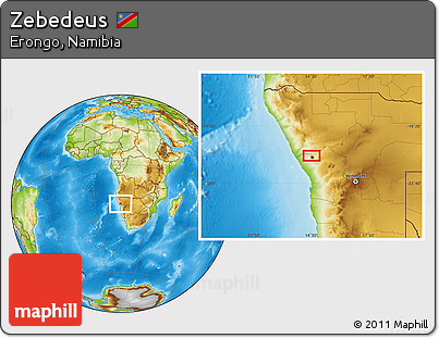 Physical Location Map of Zebedeus