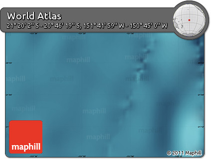 Satellite Map of the Area around 21° 3' 11" S, 151° 13' 29" W