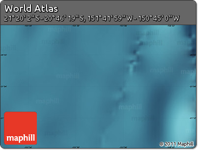 Satellite Map of the Area around 21° 3' 11" S, 151° 13' 29" W