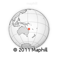 Outline Map of the Area around 21° 3' 11" S, 153° 55' 30" E, rectangular outline