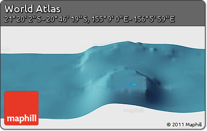 Satellite Panoramic Map of the Area around 21° 3' 11" S, 155° 37' 30" E
