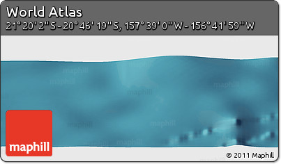 Satellite Panoramic Map of the Area around 21° 3' 11" S, 157° 10' 30" W