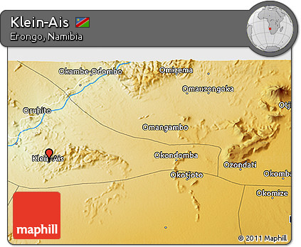 Physical 3D Map of Klein-Ais
