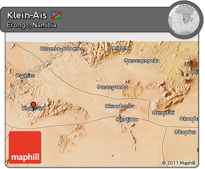 Satellite 3D Map of Klein-Ais