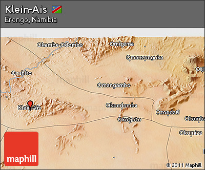 Satellite 3D Map of Klein-Ais