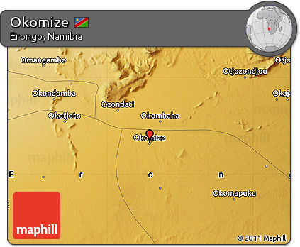Physical Map of Okomize