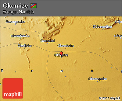 Physical Map of Okomize