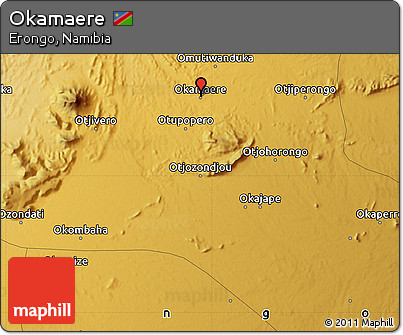 Physical Map of Okamaere