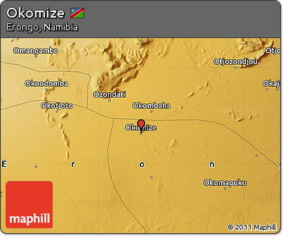 Physical Map of Okomize