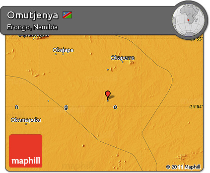 Political Map of Omutjenya